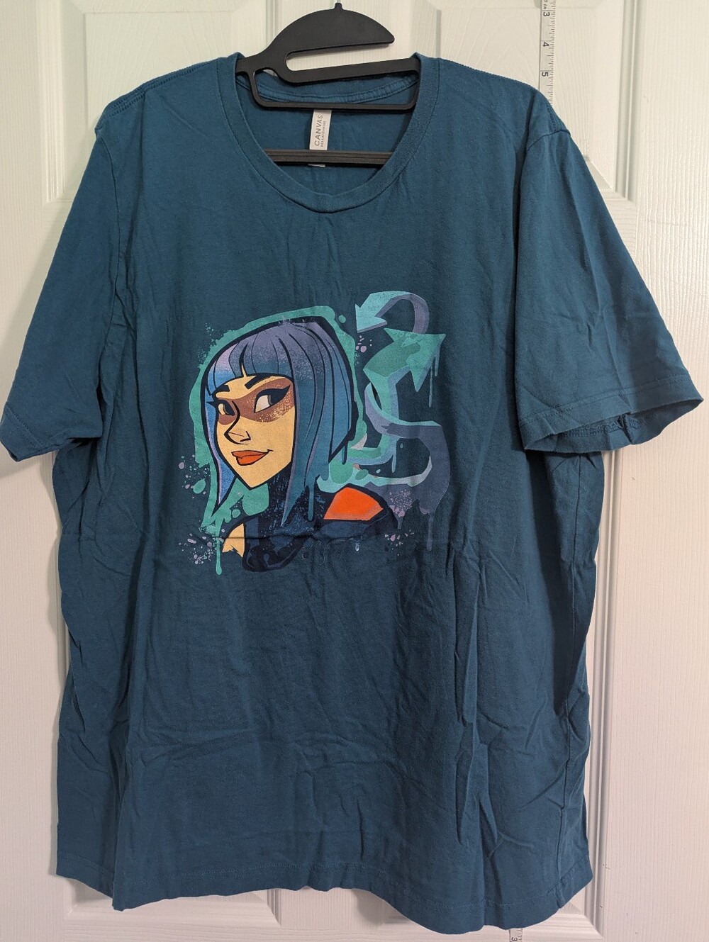 Fortnite Teal Short-Sleeve Graphic Tee with Multicolor Illustration